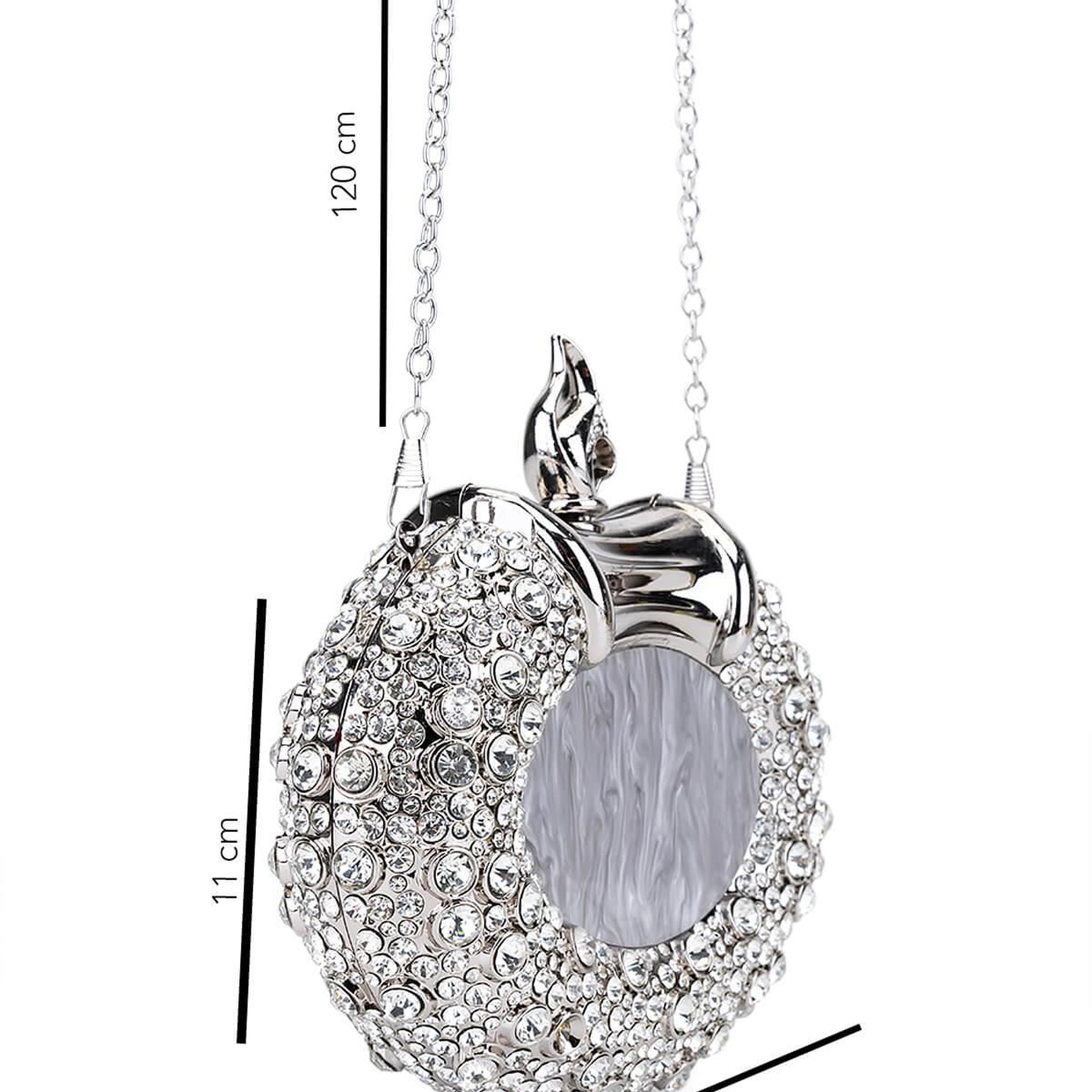 Tamer Tanca Kadın Vegan Gri Abiye Çanta