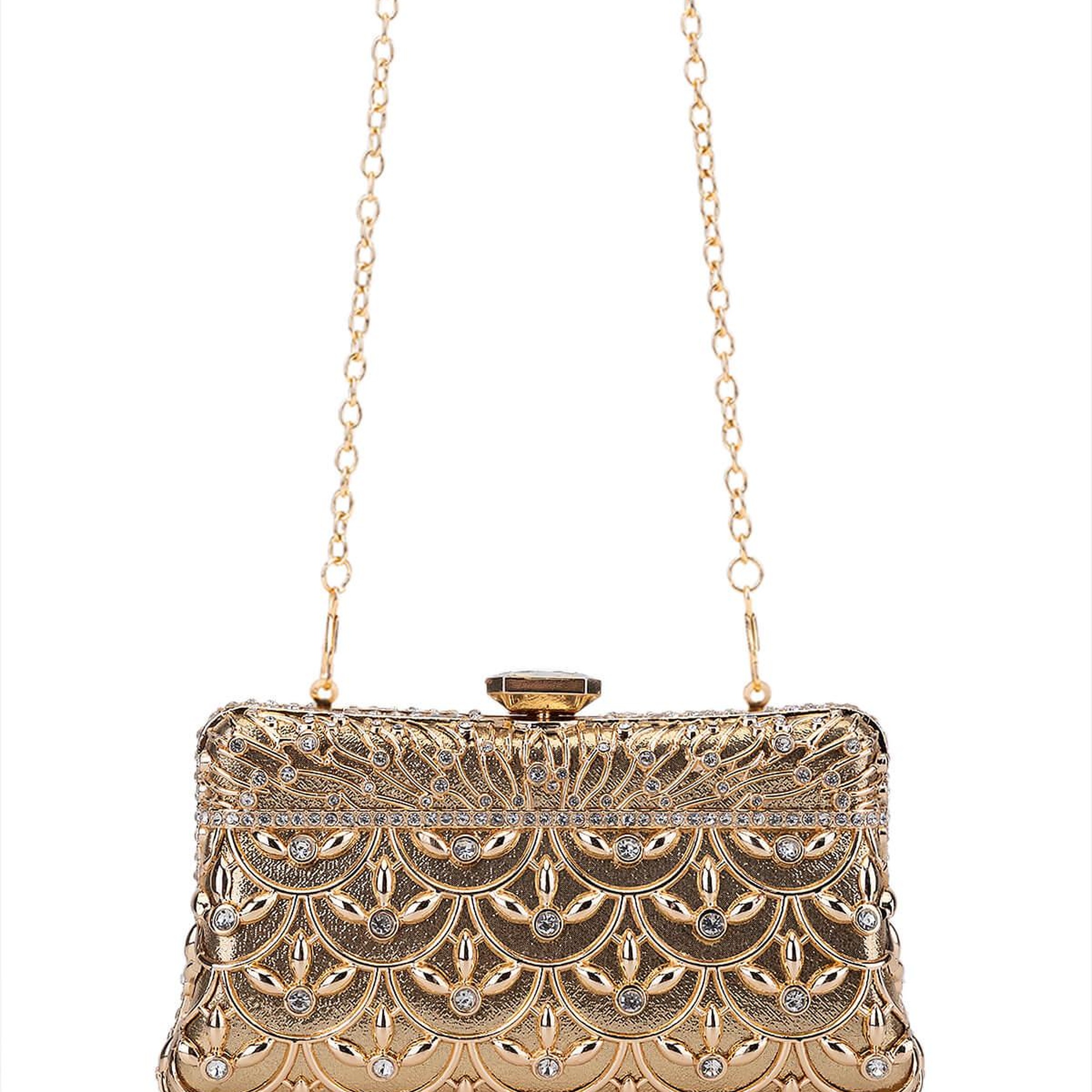 Tamer Tanca Kadın Vegan Sarı Abiye Çanta