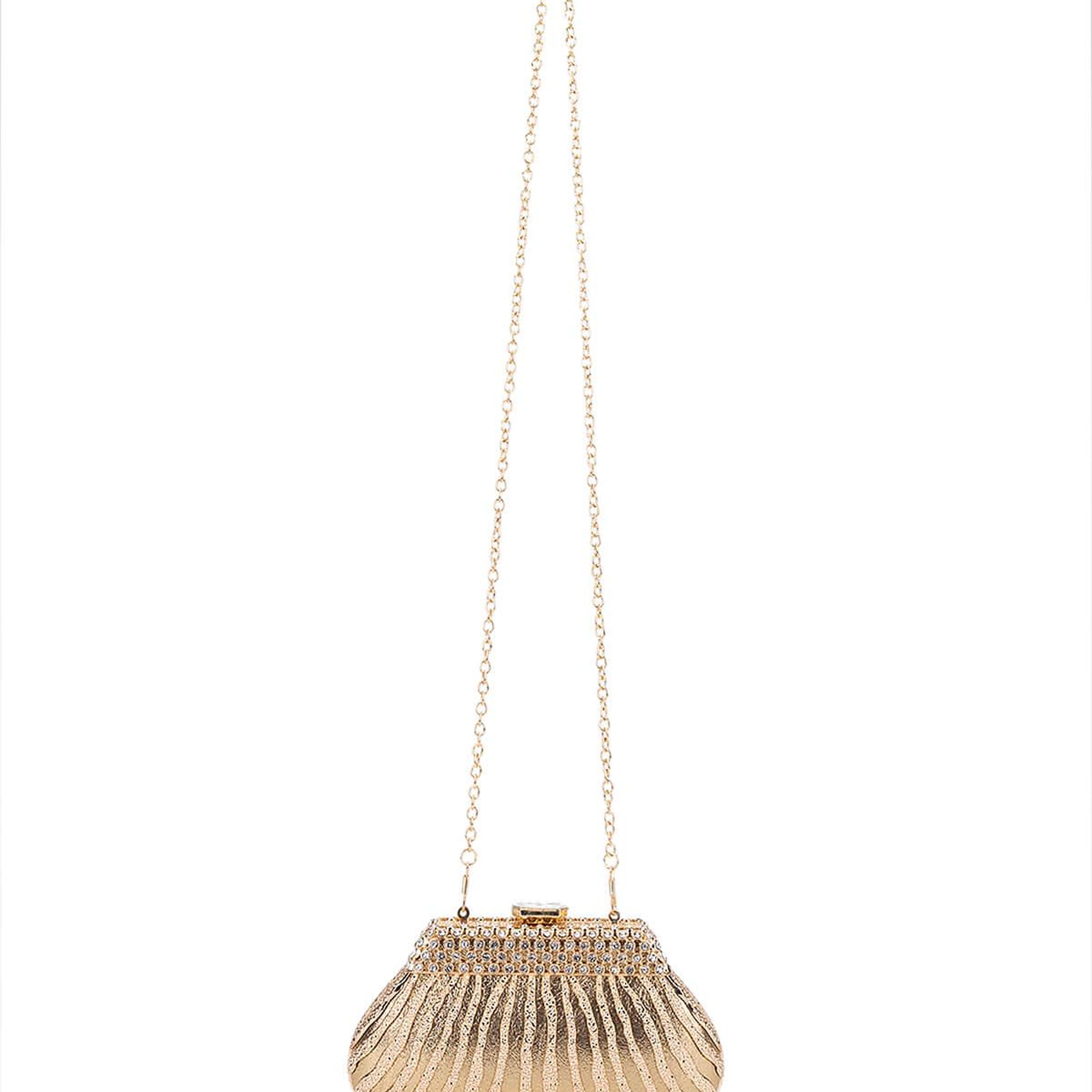 Tamer Tanca Kadın Vegan Sarı Abiye Çanta