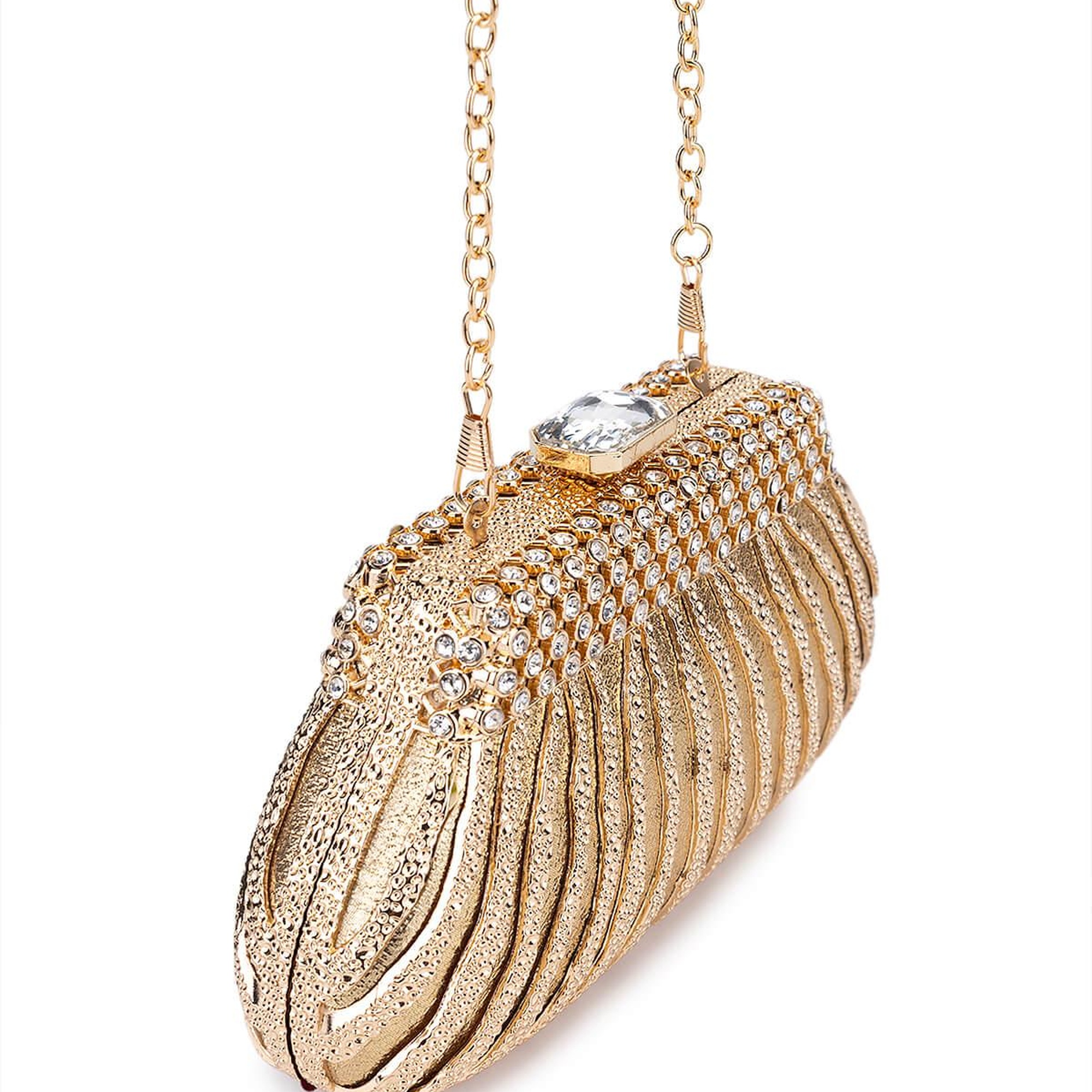 Tamer Tanca Kadın Vegan Sarı Abiye Çanta