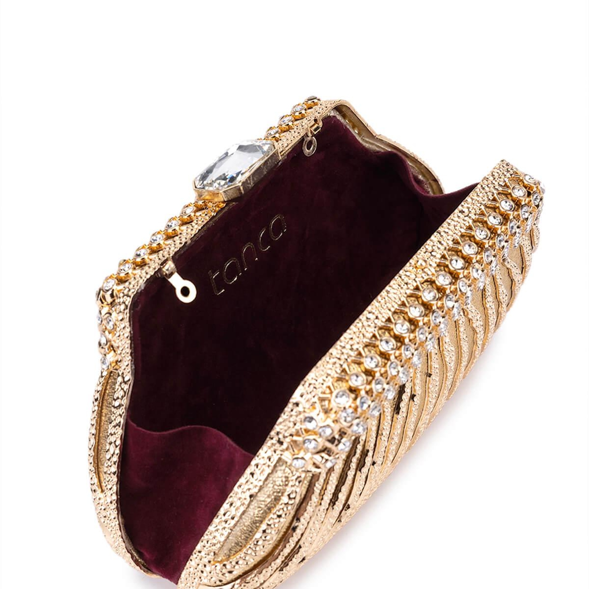 Tamer Tanca Kadın Vegan Sarı Abiye Çanta