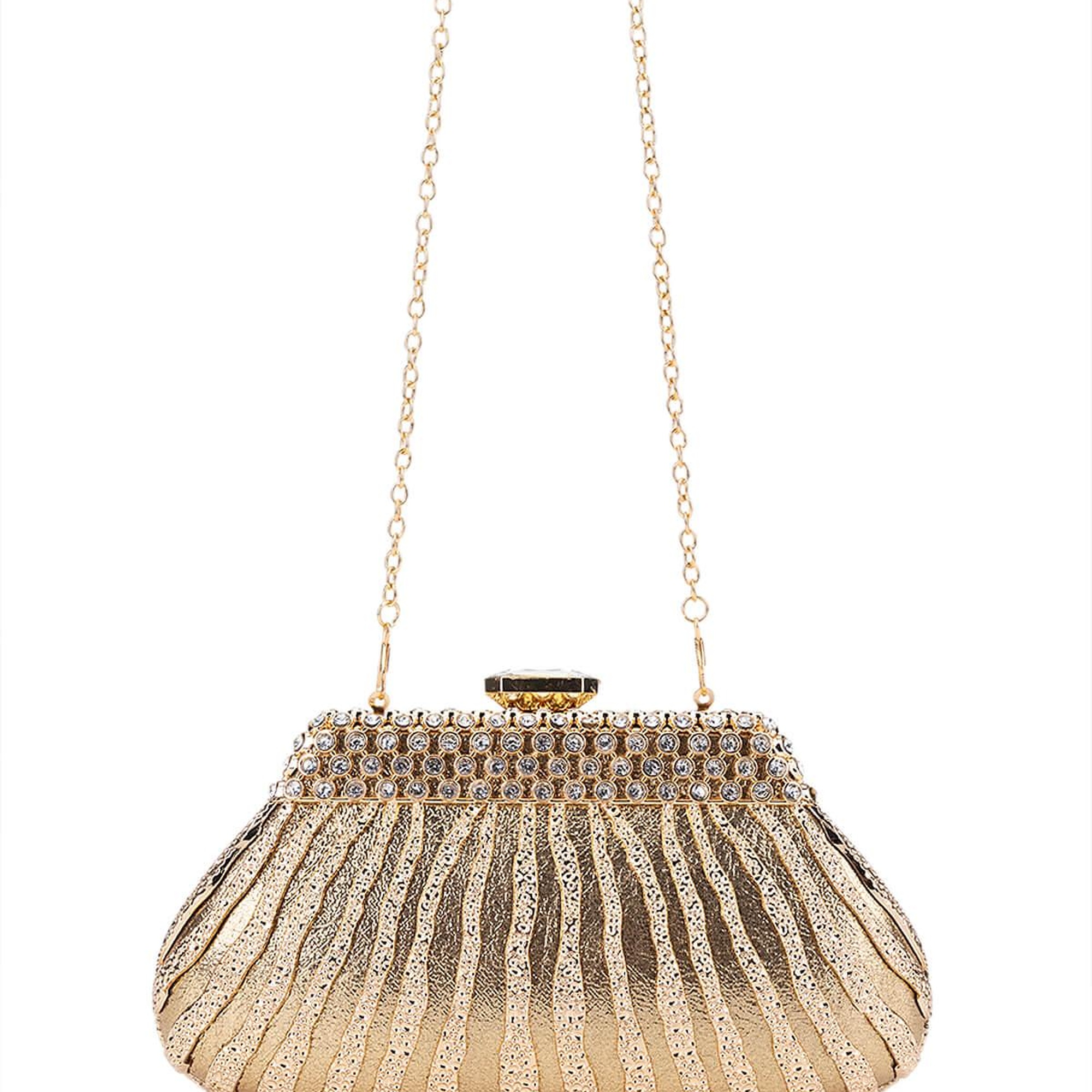 Tamer Tanca Kadın Vegan Sarı Abiye Çanta