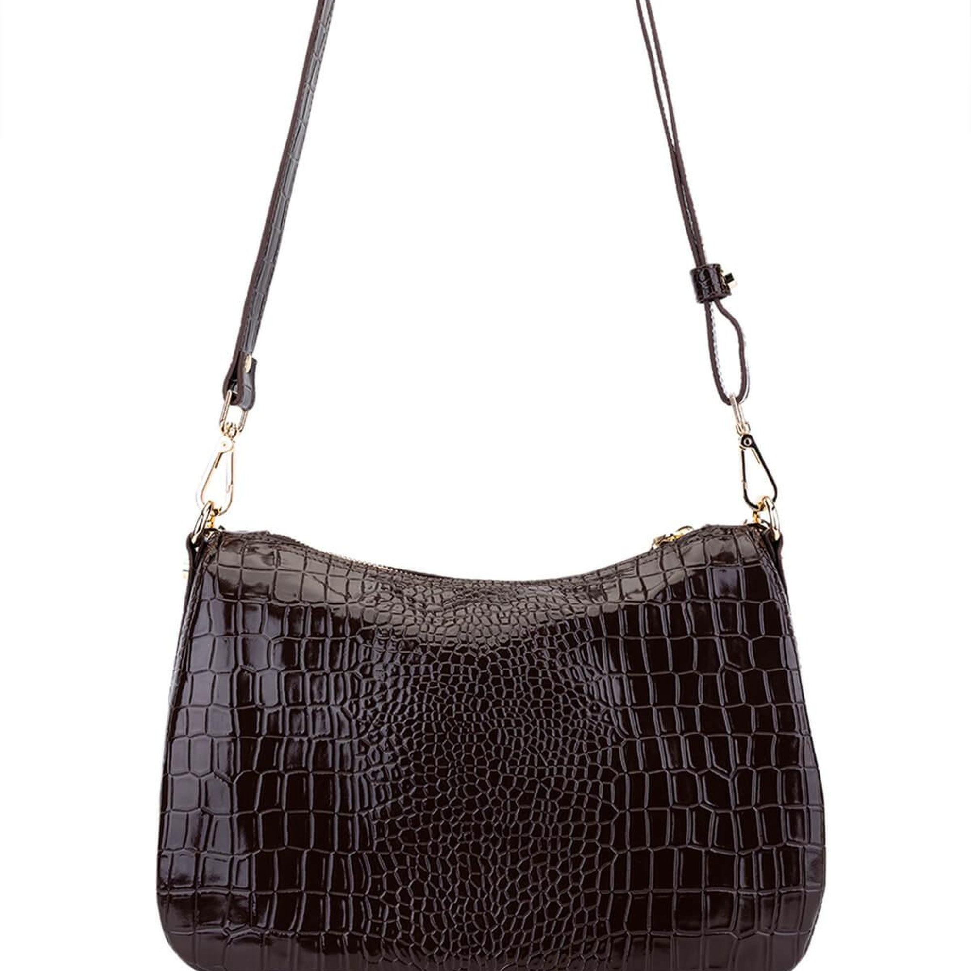 Tamer Tanca Kadın Suni Deri Kahverengi Omuz Çanta