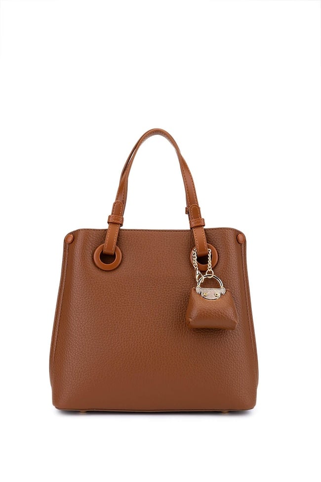  Tamer Tanca Kadın Suni Deri Camel Omuz Çanta