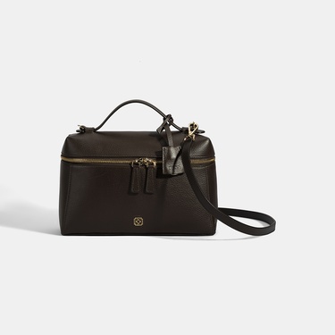  Kadın Kahve Omuz Askılı Deri El Çantası