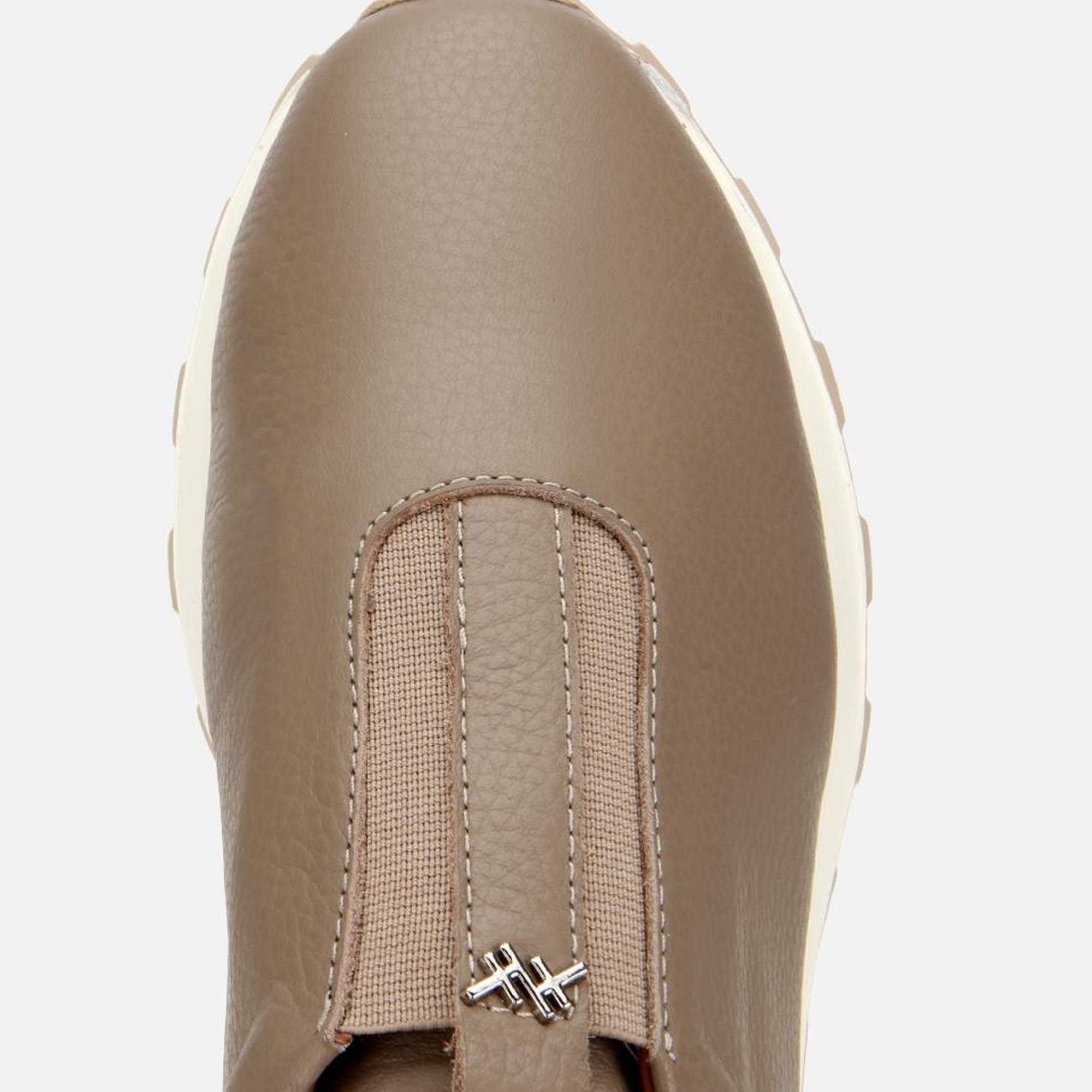 Kadın Deri Vizon Lastik Detaylı Spor Ayakkabı