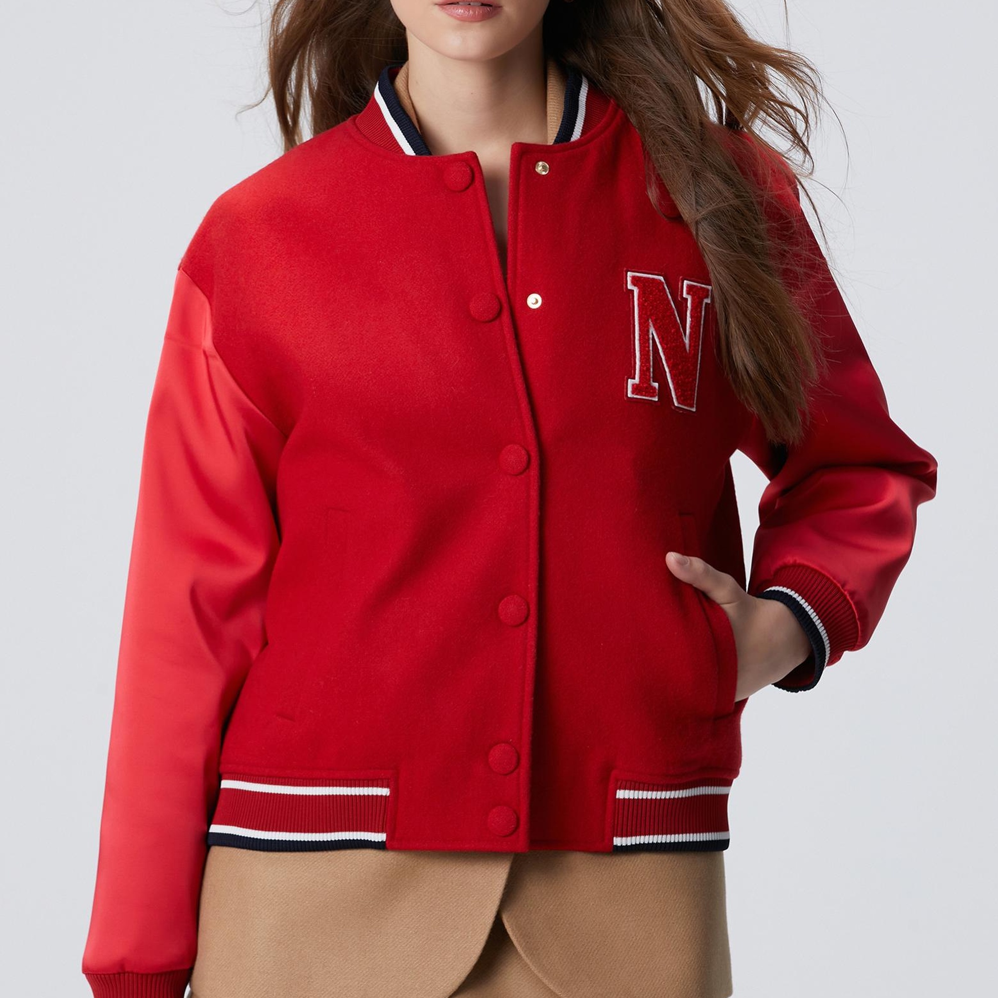 Network Kadın Kırmızı Mont