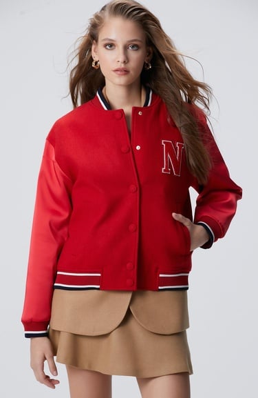  Network Kadın Kırmızı Mont