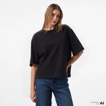  UNITED4 x Monkey Project Dj Unisex Siyah T-Shirt