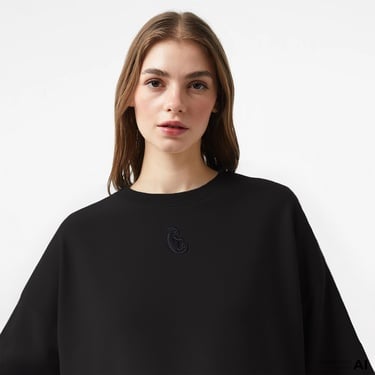  UNITED4 x Monkey Project 7 Rules Unisex Siyah T-Shirt