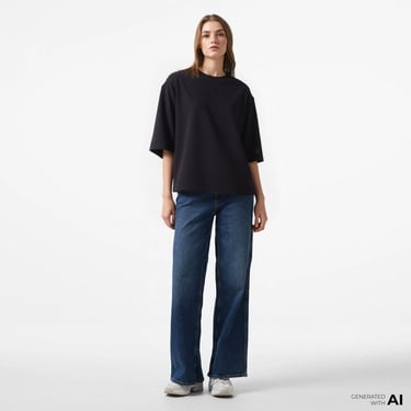  UNITED4 x Monkey Project We Are Family Unisex Siyah T-Shirt