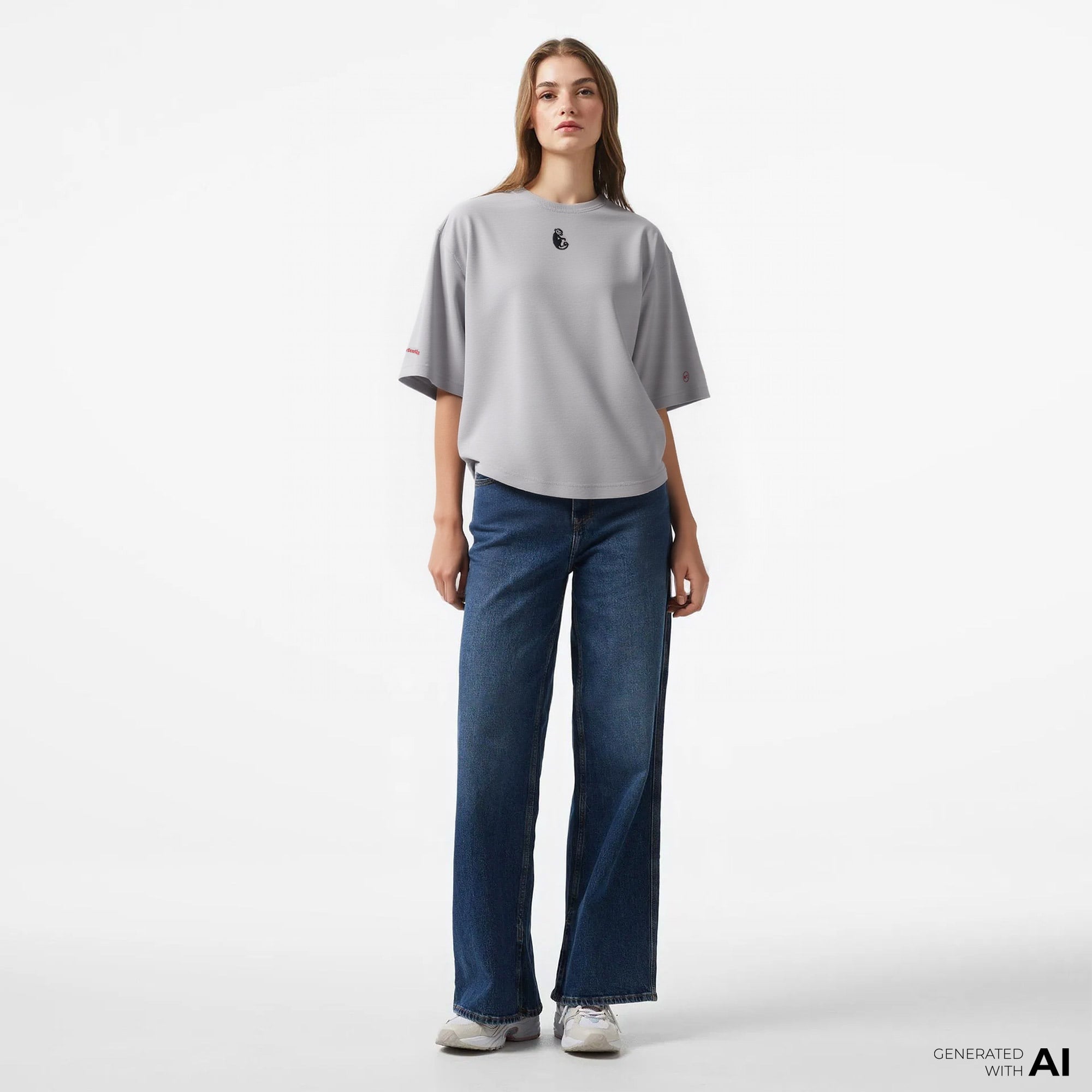 UNITED4 x Monkey Project We Are Family Unisex Gri T-Shirt