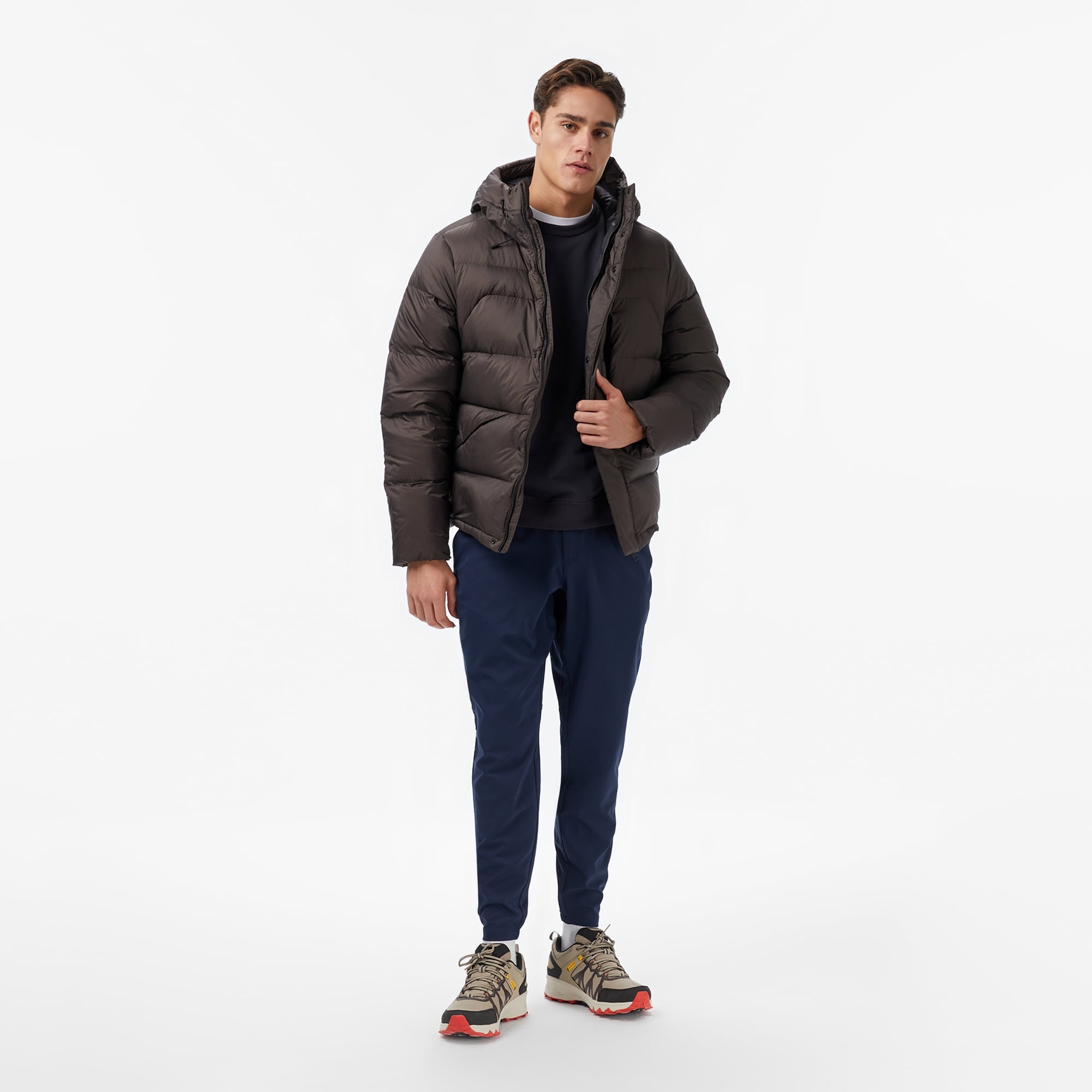 Jack Wolfskin icy Hill Rds Erkek Kahverengi Outdoor Ceket