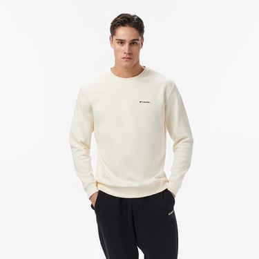  Columbia Cs0382 Csc Gem Label Crewneck Erkek Krem Sweatshirt