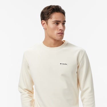  Columbia Cs0382 Csc Gem Label Crewneck Erkek Krem Sweatshirt