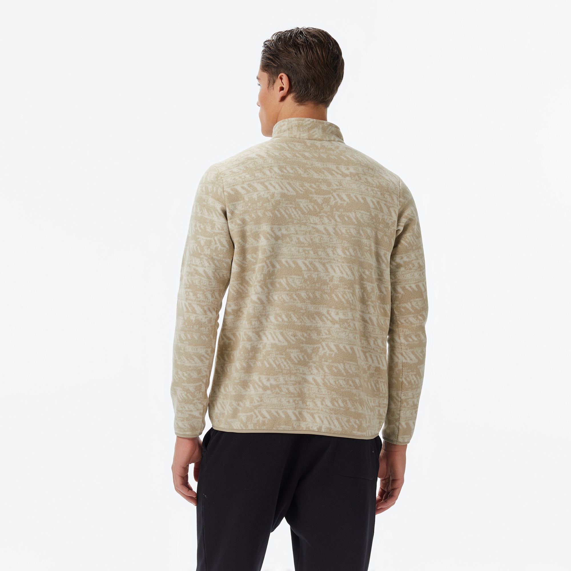 Jack Wolfskin Big Sky Hz Erkek Krem Outdoor Polar