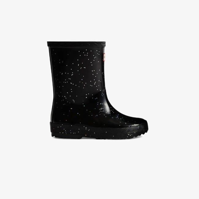  Hunter Originals Wellington Glitter Bebek Siyah Bot