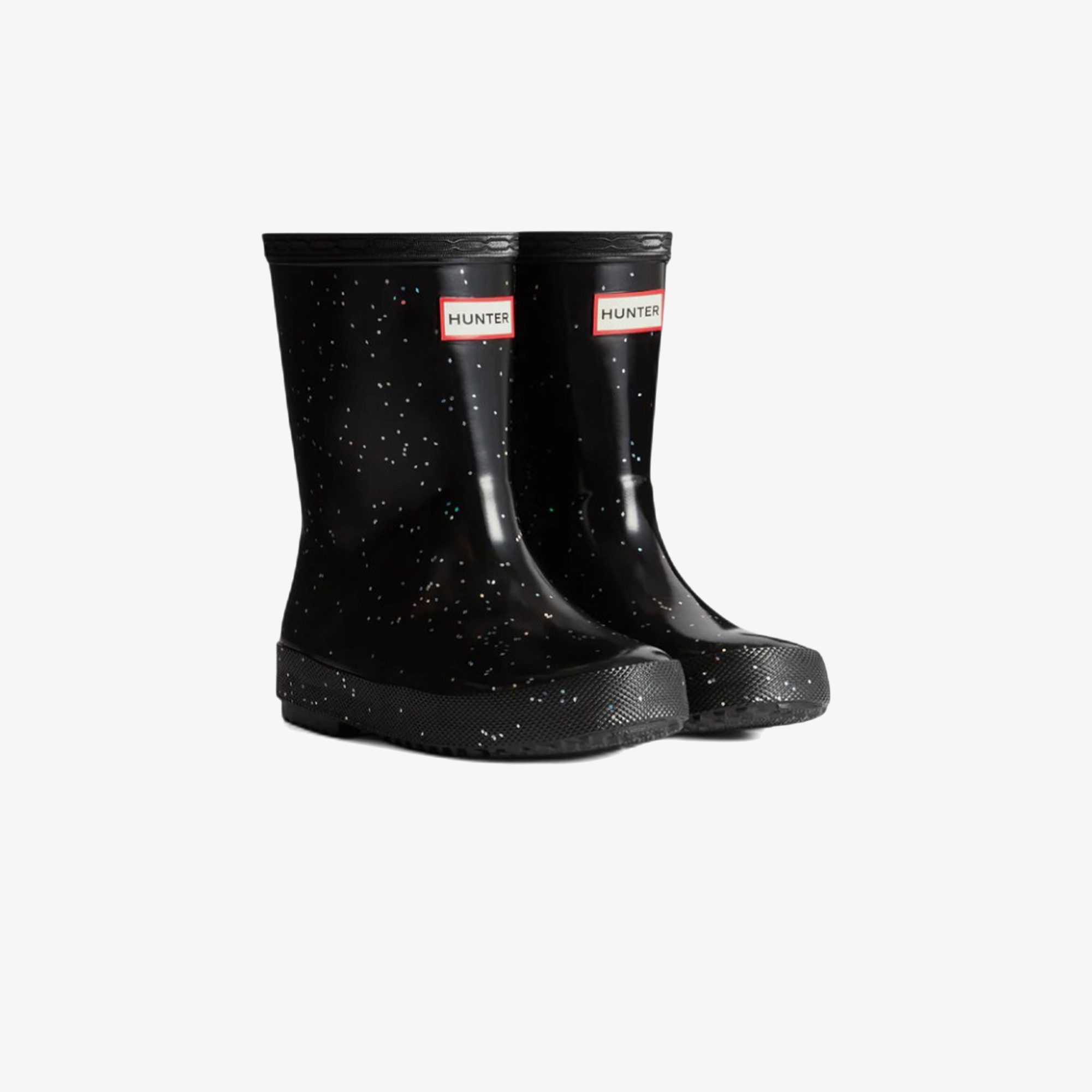 Hunter Originals Wellington Glitter Bebek Siyah Bot