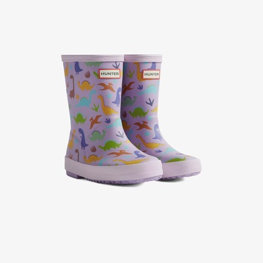  Hunter Originals Wellington Dinosaur Çocuk Mor Bot