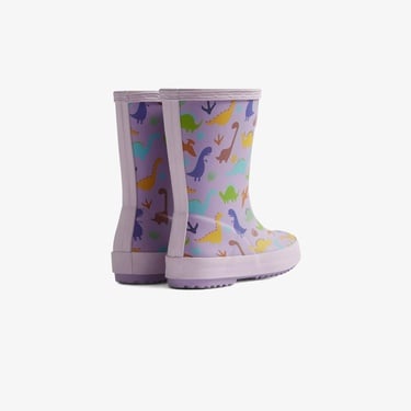  Hunter Originals Wellington Dinosaur Çocuk Mor Bot