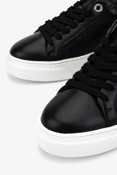  Valmenti Kadın Hakiki Deri Siyah Sneakers & Spor Ayakkabı