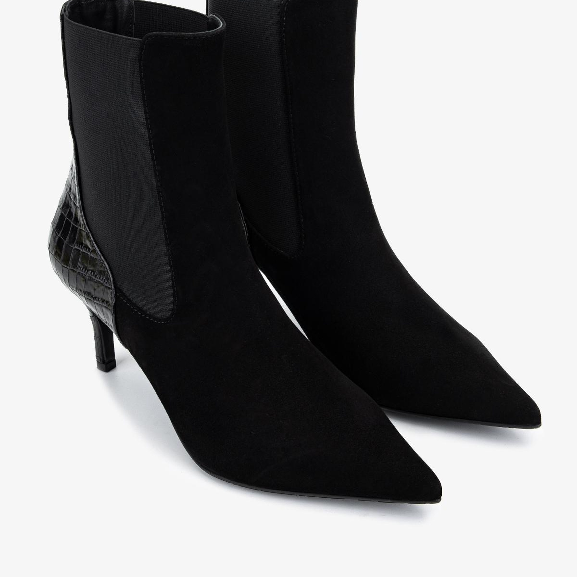 Valmenti Kadın Hakiki Deri Siyah Topuklu Bot