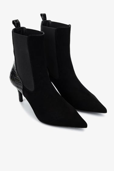  Valmenti Kadın Hakiki Deri Siyah Topuklu Bot