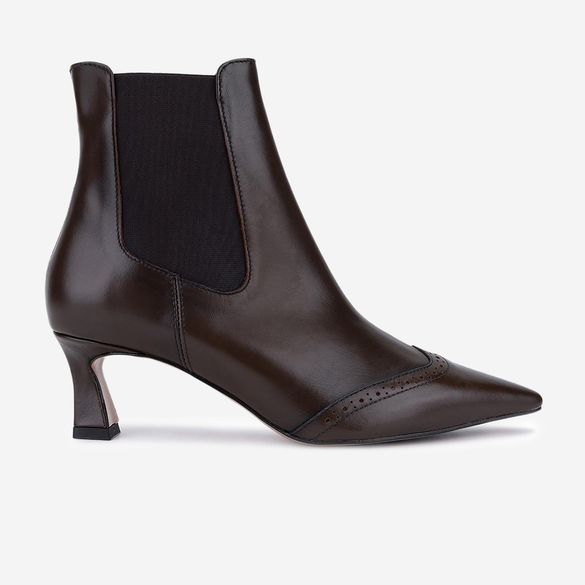 Valmenti Kadın Hakiki Deri Kahverengi Topuklu Bot