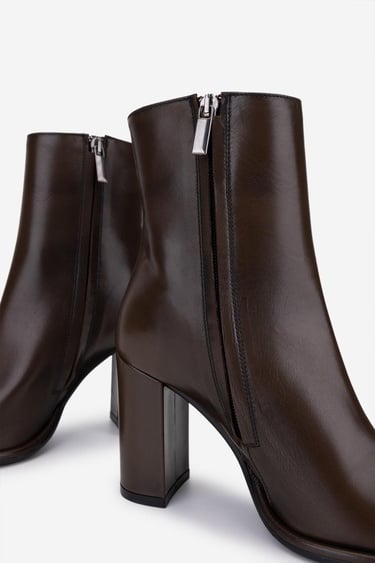  Valmenti Kadın Hakiki Deri Kahverengi Topuklu Bot