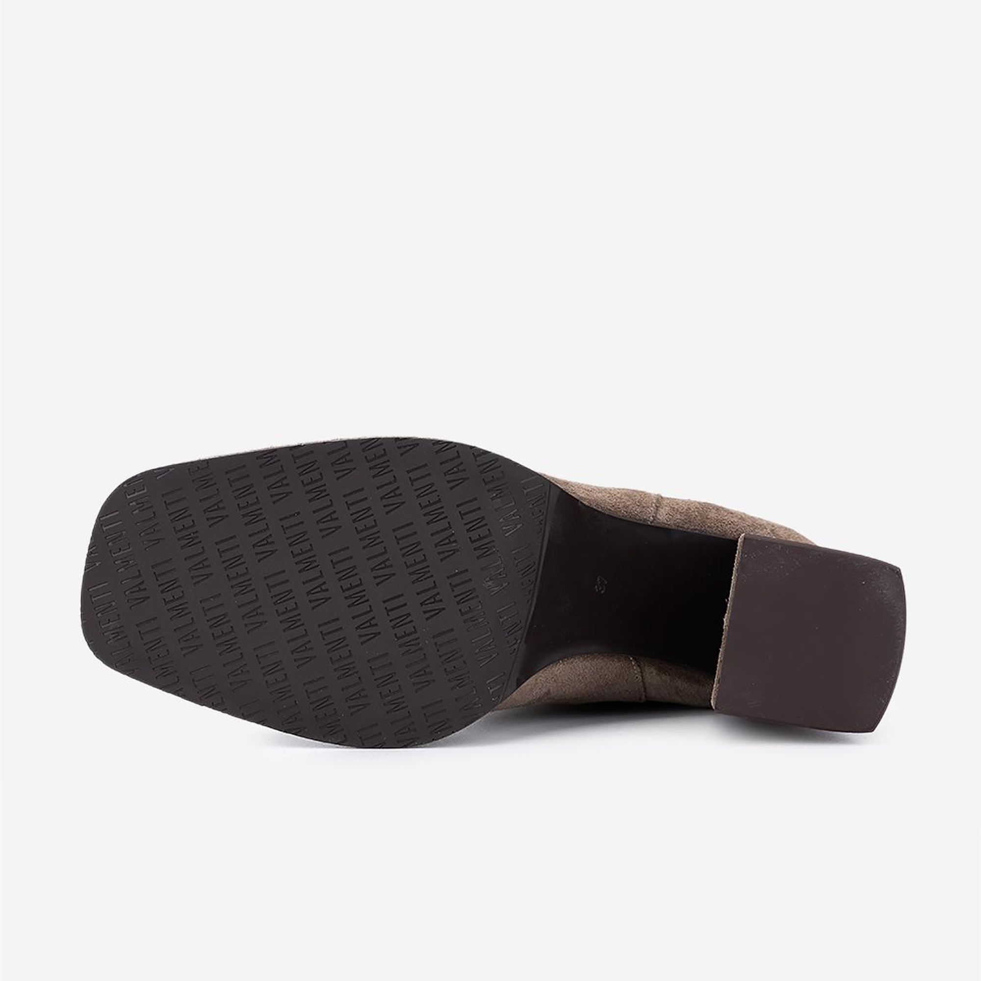 Valmenti Kadın Hakiki Deri Vizon Süet Topuklu Bot