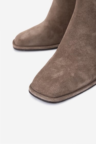  Valmenti Kadın Hakiki Deri Vizon Süet Topuklu Bot