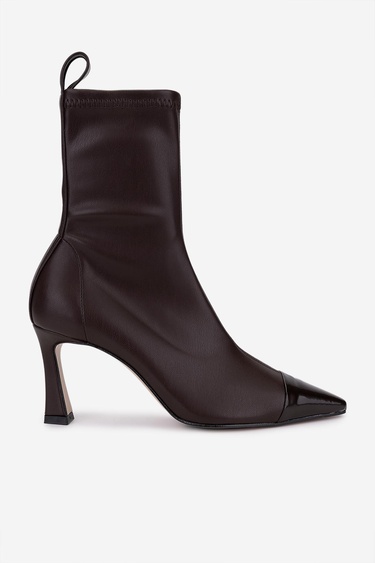  Valmenti Kadın Hakiki Deri Kahverengi Topuklu Bot