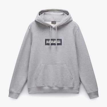  Napapijri B-Box Logo Erkek Gri Sweatshirt