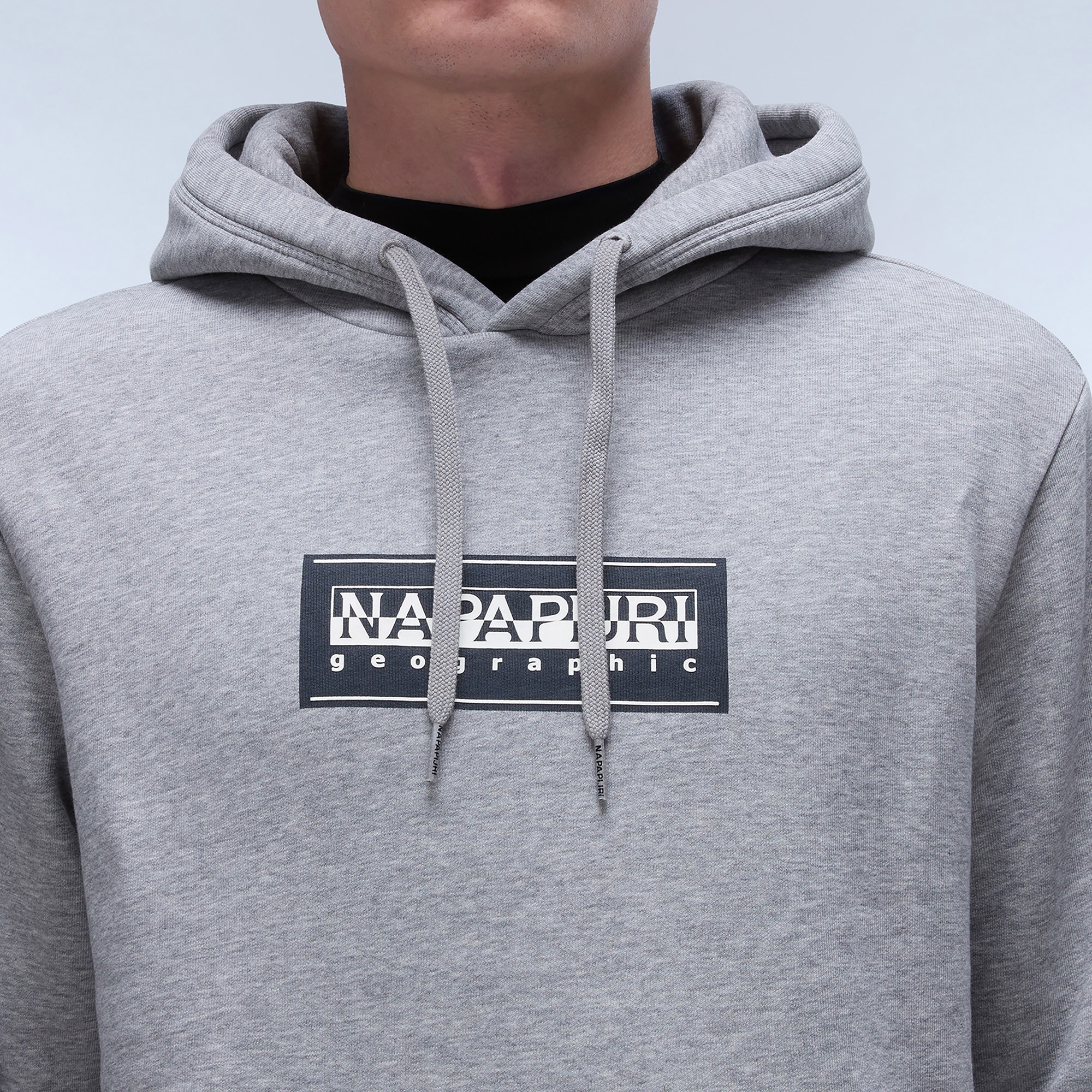 Napapijri B-Box Logo Erkek Gri Sweatshirt