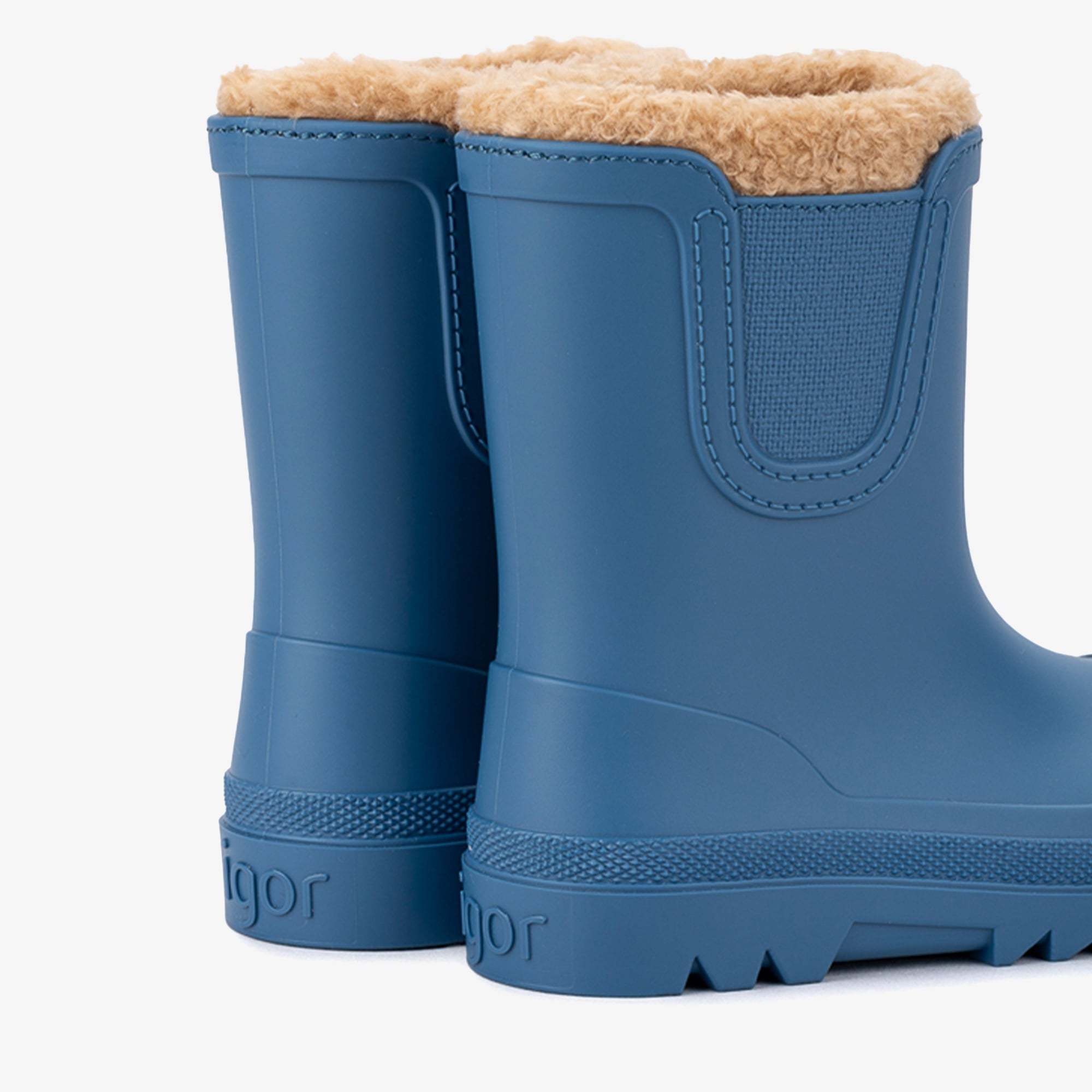 Igor Verona Borreguito Kürklü Bebek Mavi Bot