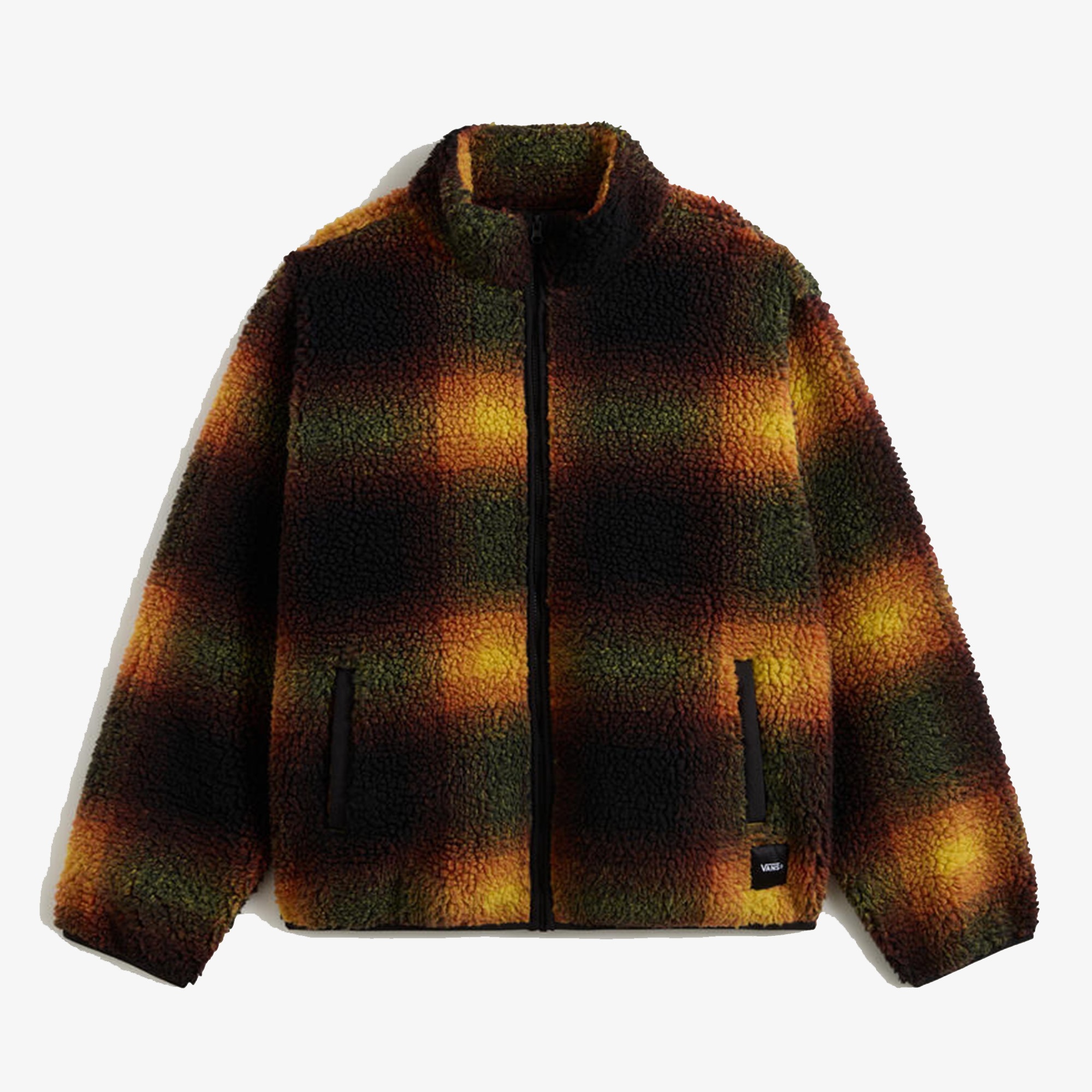 Vans Heights Sherpa Full Zip Erkek Sarı Ceket