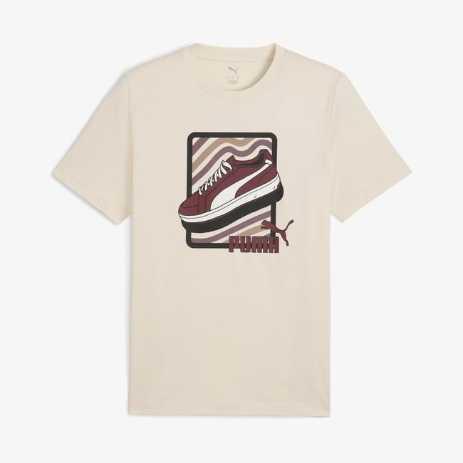  Puma Graphıc  Erkek Krem T-Shirt