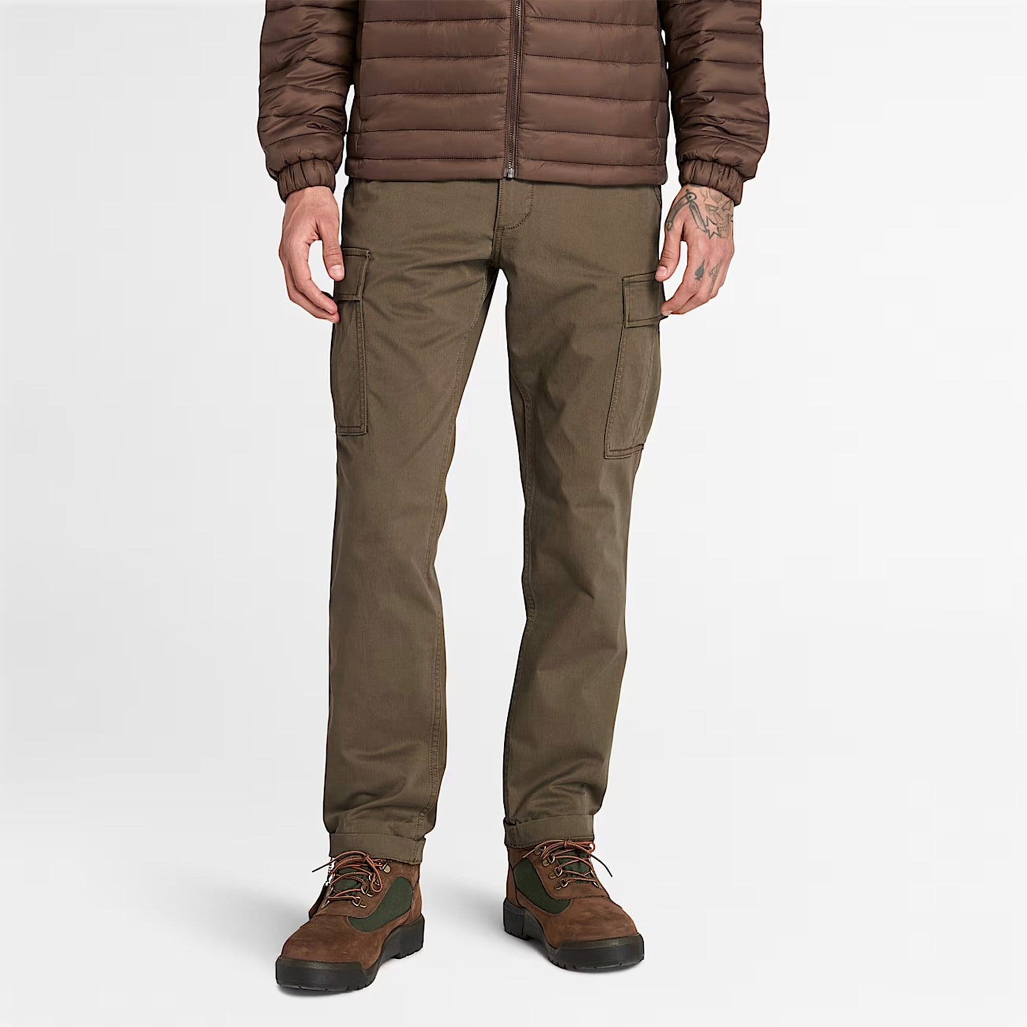 Timberland Brookline Twill Cargo Pant Erkek Yeşil Pantolon