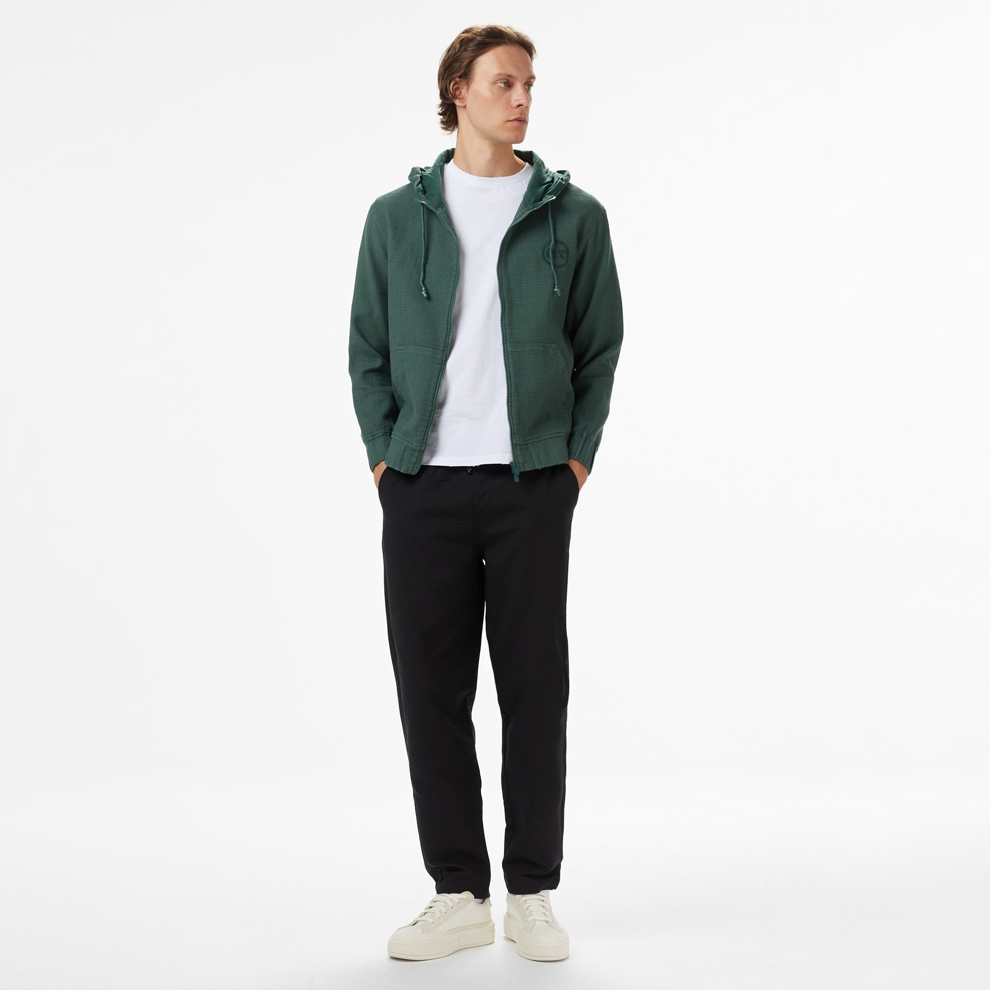 UNITED4 Erkek Yeşil Hoodie