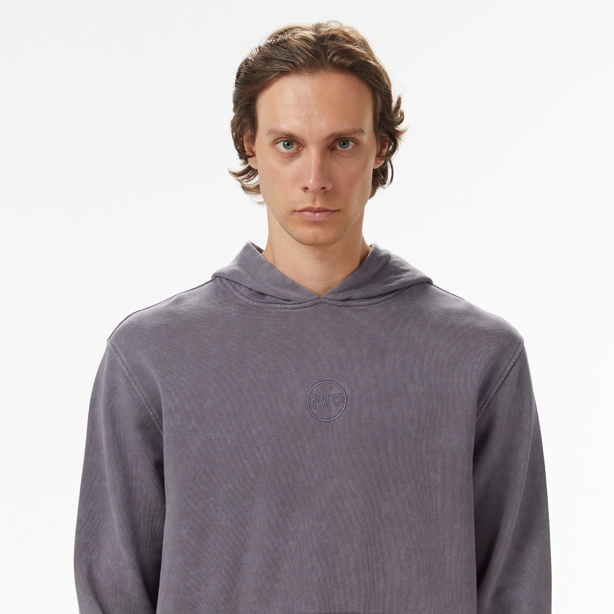 UNITED4 Erkek Gri Hoodie