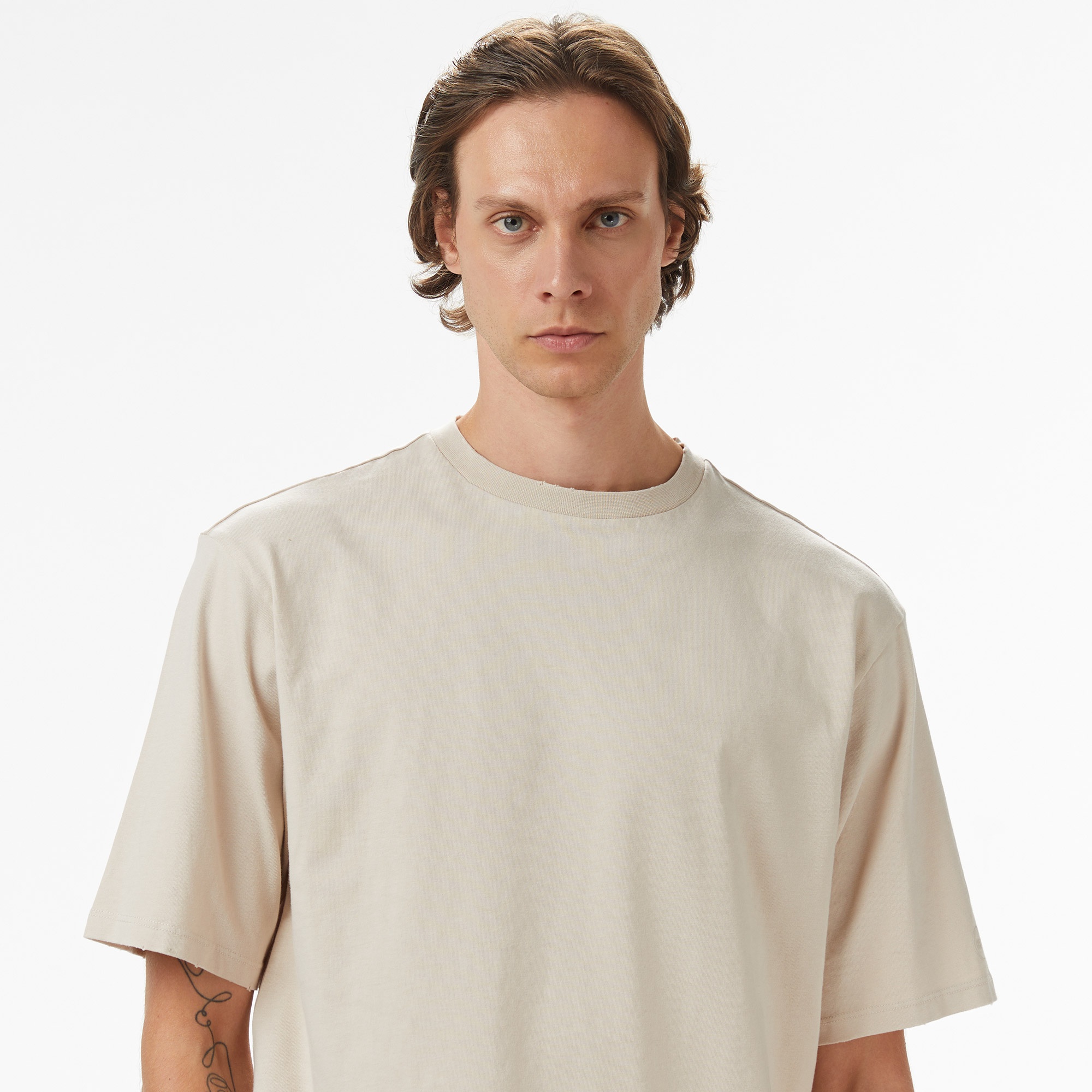 UNITED4 Erkek Gri T-Shirt