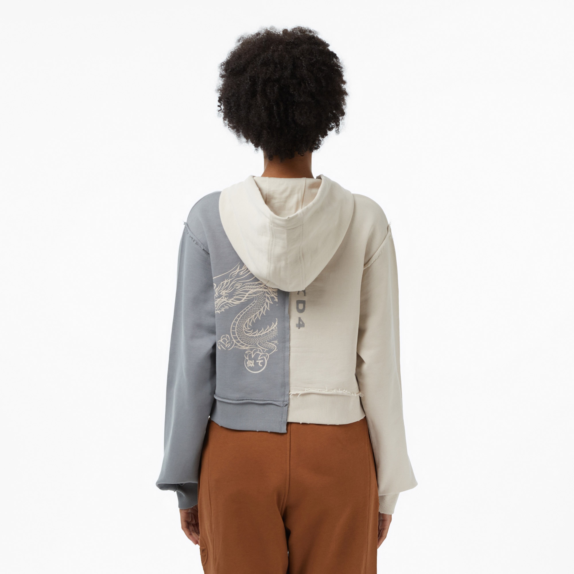 UNITED4 Kadın Gri Hoodie