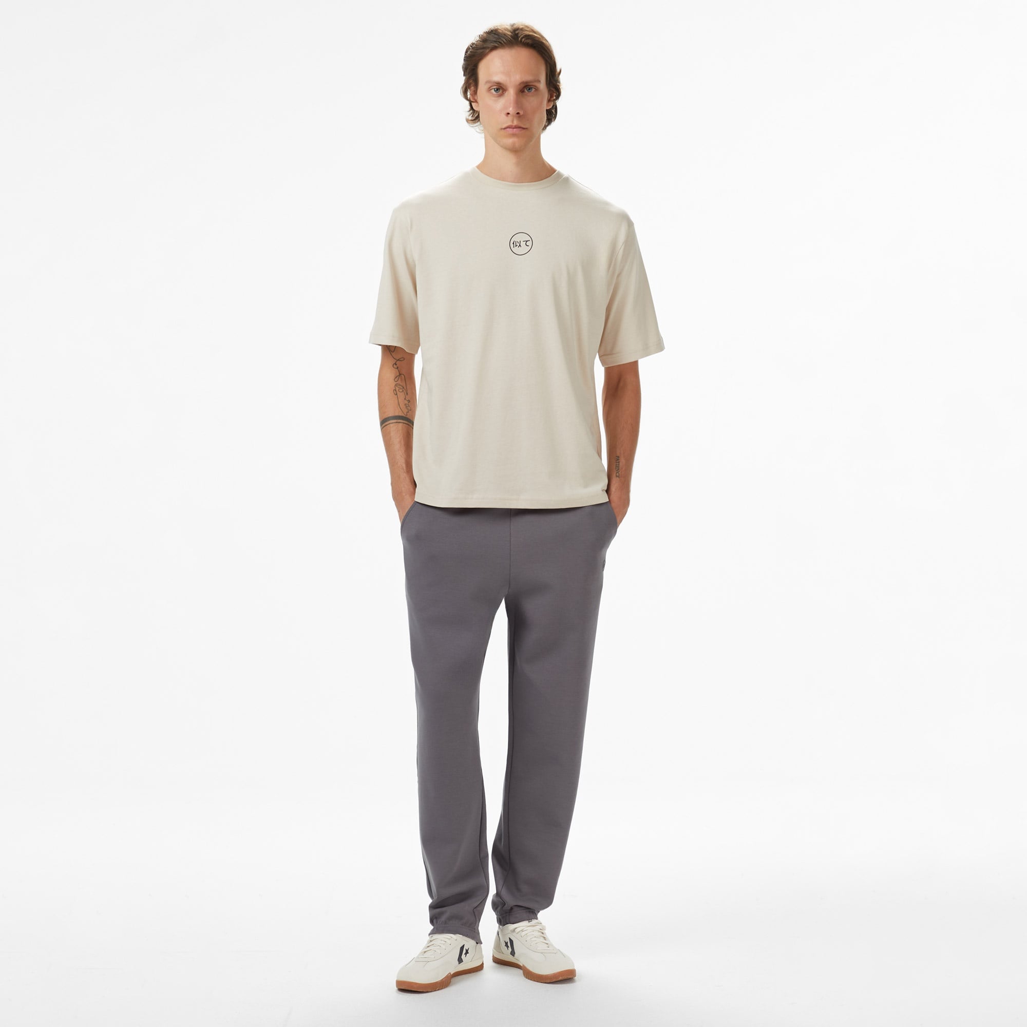 UNITED4 Erkek Gri Eşofman Altı