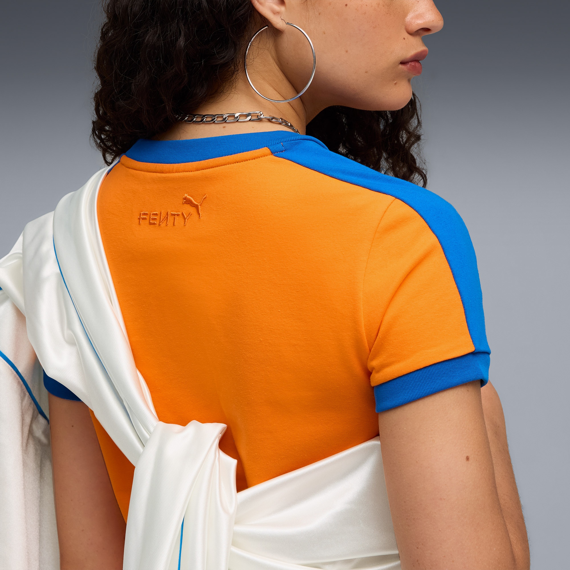 Puma Downtown Kadın Turuncu T-Shirt