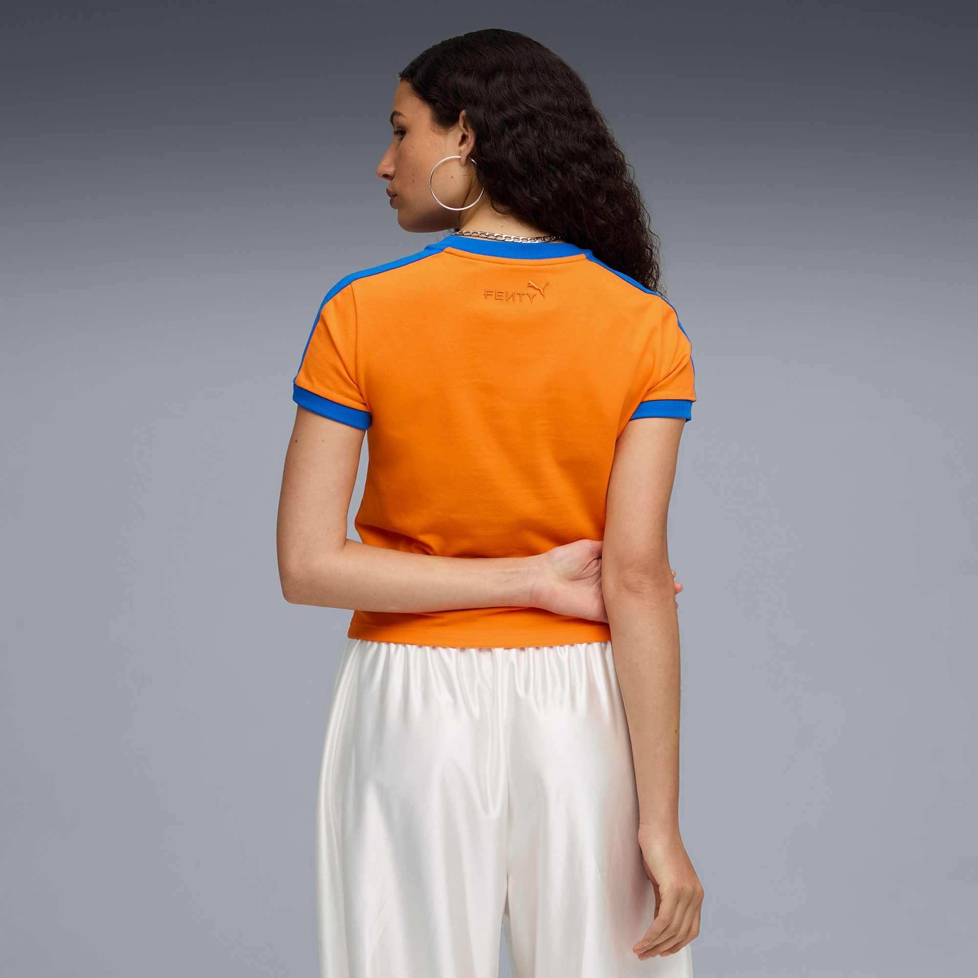 Puma Downtown Kadın Turuncu T-Shirt