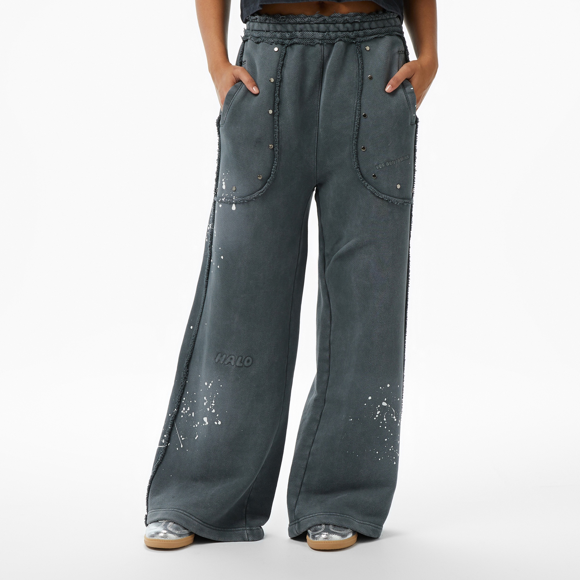 Les Benjamins Essentials Kadın Gri Eşofman Altı