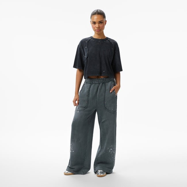  Les Benjamins Essentials Kadın Gri Eşofman Altı