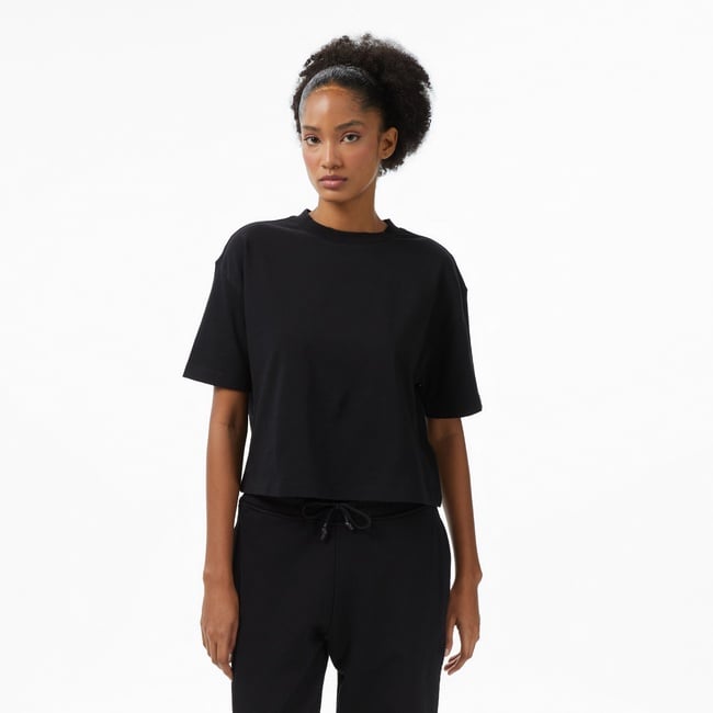  UNITED4 Kadın Siyah T-Shirt