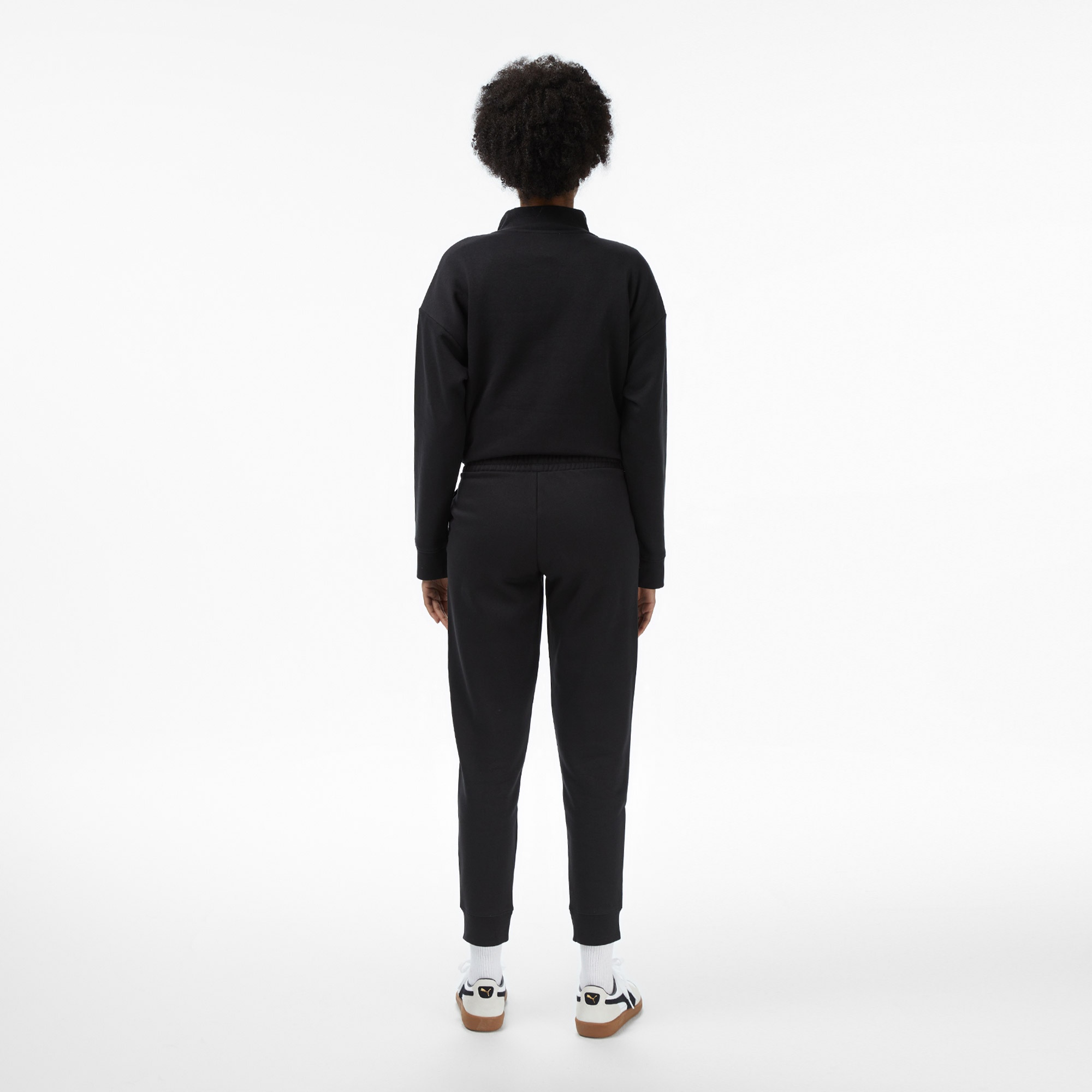 Puma Ess Scrıpt Sweat Kadın Siyah Pantolon