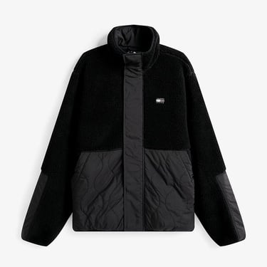  Tommy Jeans Essential Mix Teddy Erkek Siyah Ceket